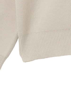 ミラノリブクルーネックプルオーバー