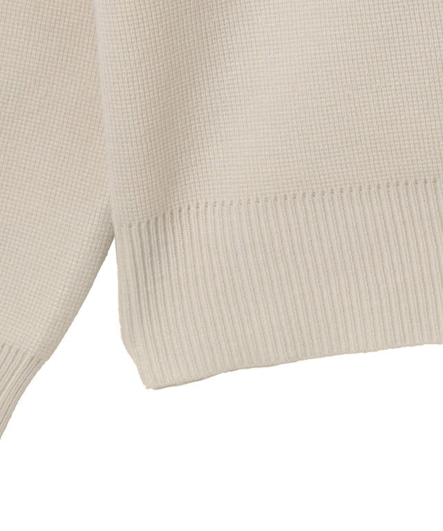 ミラノリブクルーネックプルオーバー