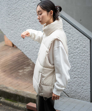 Lベージュ モデル：161cm L着用