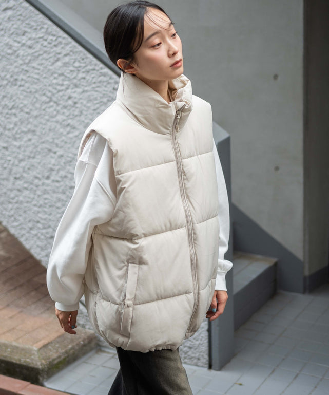 Lベージュ モデル：161cm L着用