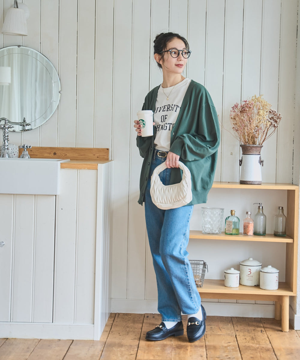 Dグリーン モデル：162cm M着用