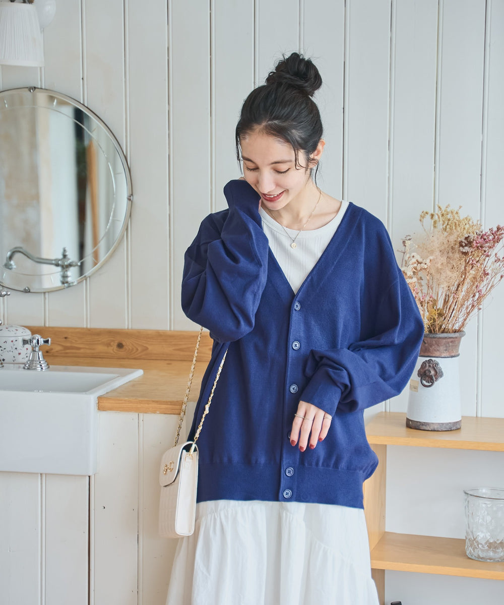 ネイビー モデル：162cm M着用