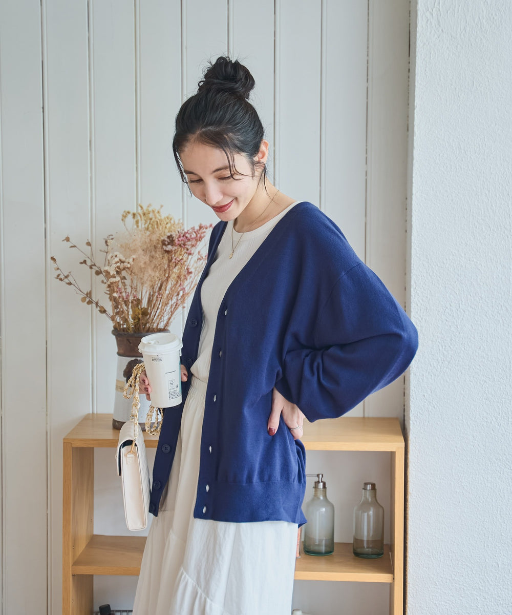 ネイビー モデル：162cm M着用