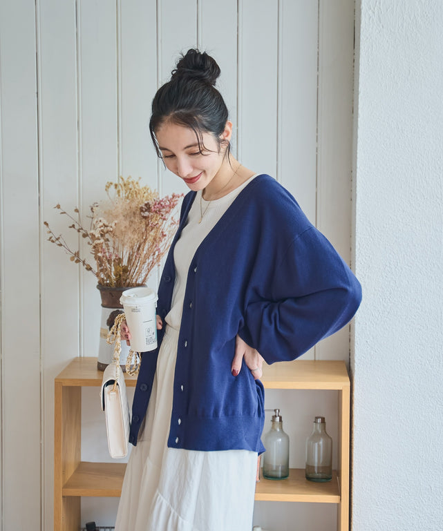 ネイビー モデル：162cm M着用
