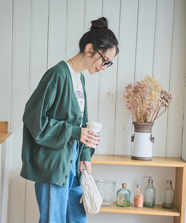 Dグリーン モデル：162cm M着用