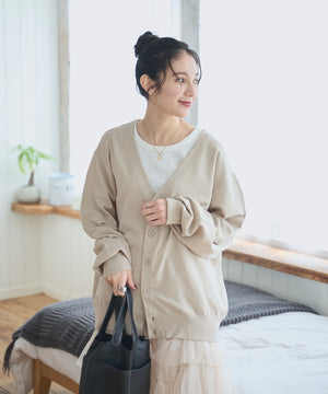 Lベージュ モデル：162cm M着用