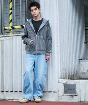 デニム淡 モデル：180cm L着用