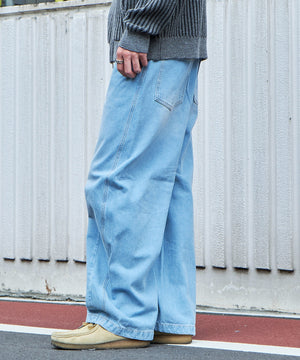 デニム淡 モデル：180cm L着用