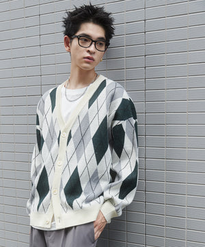 グリーンチェック モデル：180cm L着用