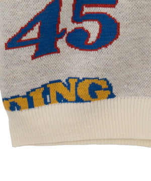 リラックスフィットパターンカーディガン