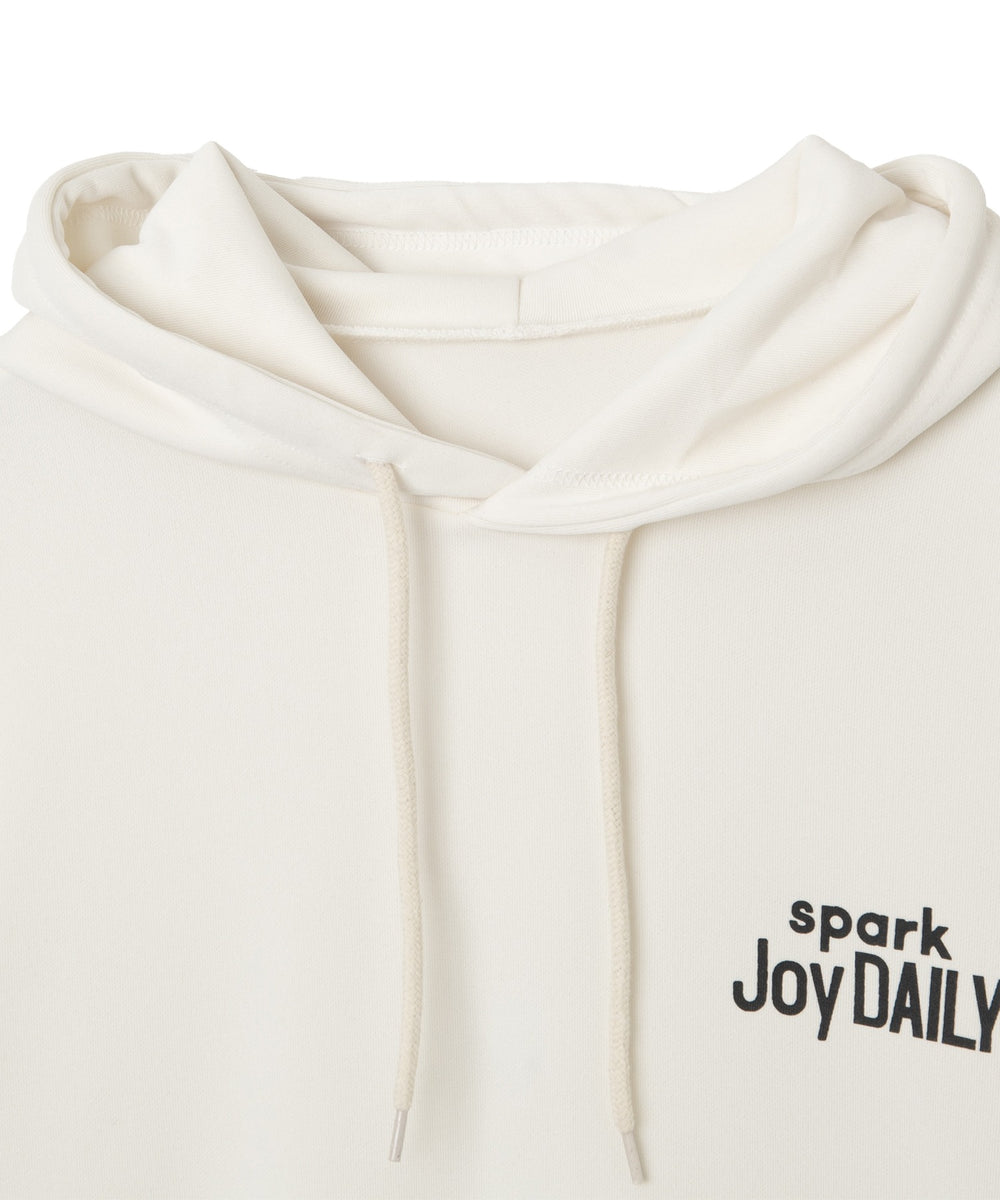 チェックレイヤードパーカー