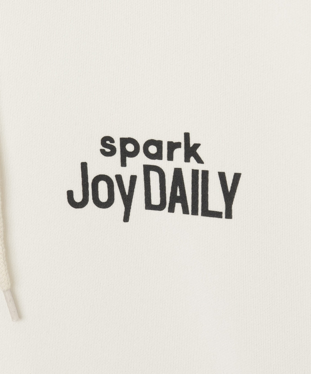 チェックレイヤードパーカー