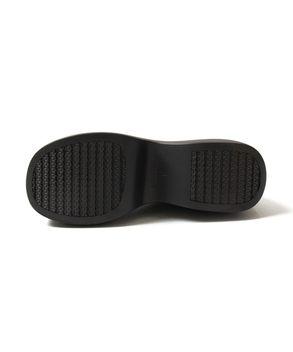 厚底ウェッジソールロングブーツ