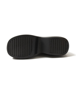 厚底ウェッジソールロングブーツ