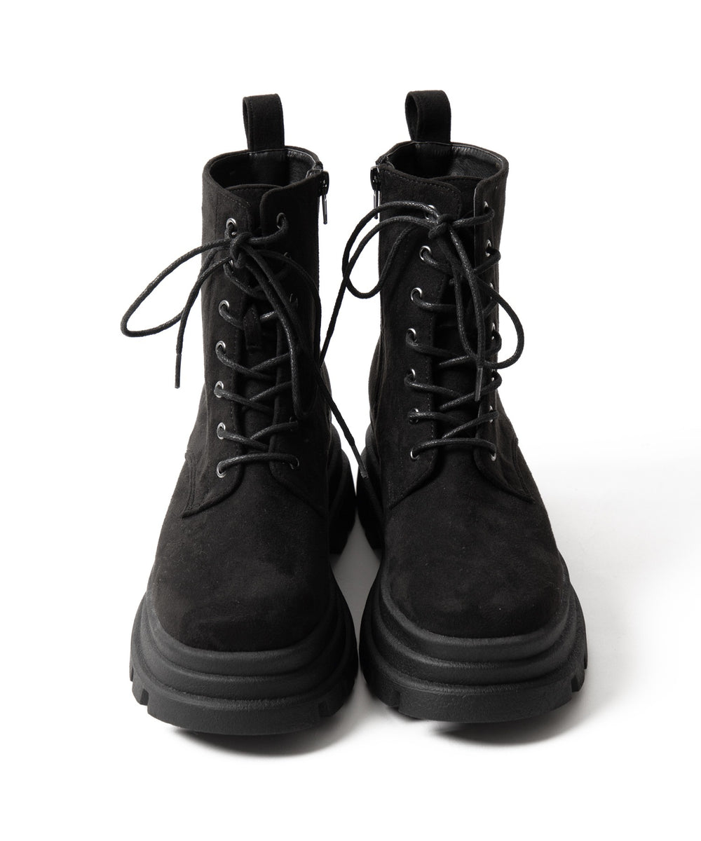 レースアップショートブーツ