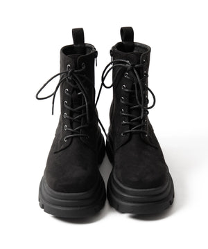 レースアップショートブーツ