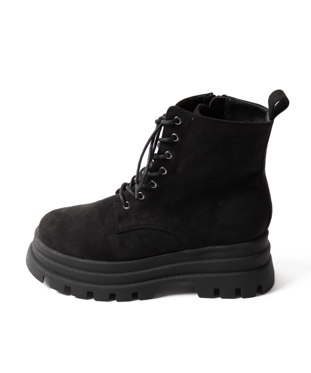 レースアップショートブーツ