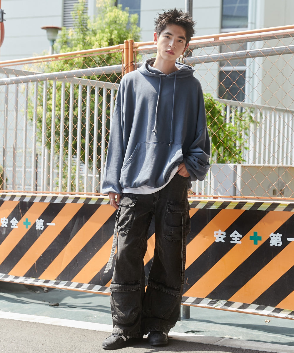 デニムブラック モデル：180cm L着用