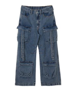 デニム中濃加工