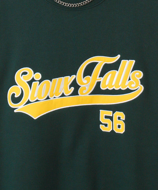 アクセ付きグラフィックプルオーバー