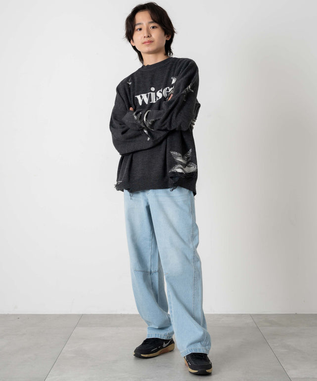 デニム淡 モデル：160cm サイズ160cm着用