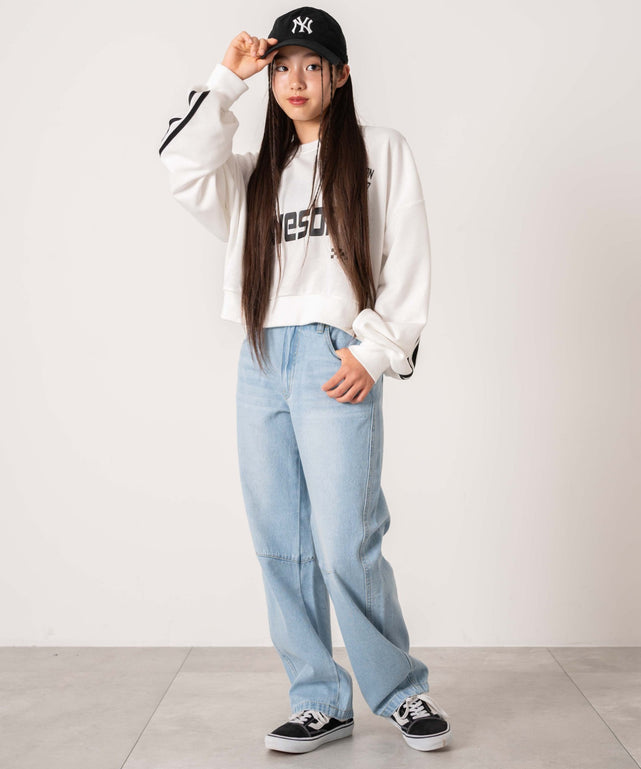 デニム淡 モデル：153cm サイズ150cm着用