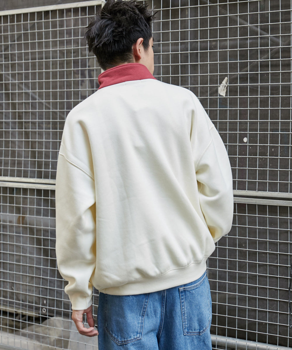 ホワイトアイボリー　モデル:180cm L着用