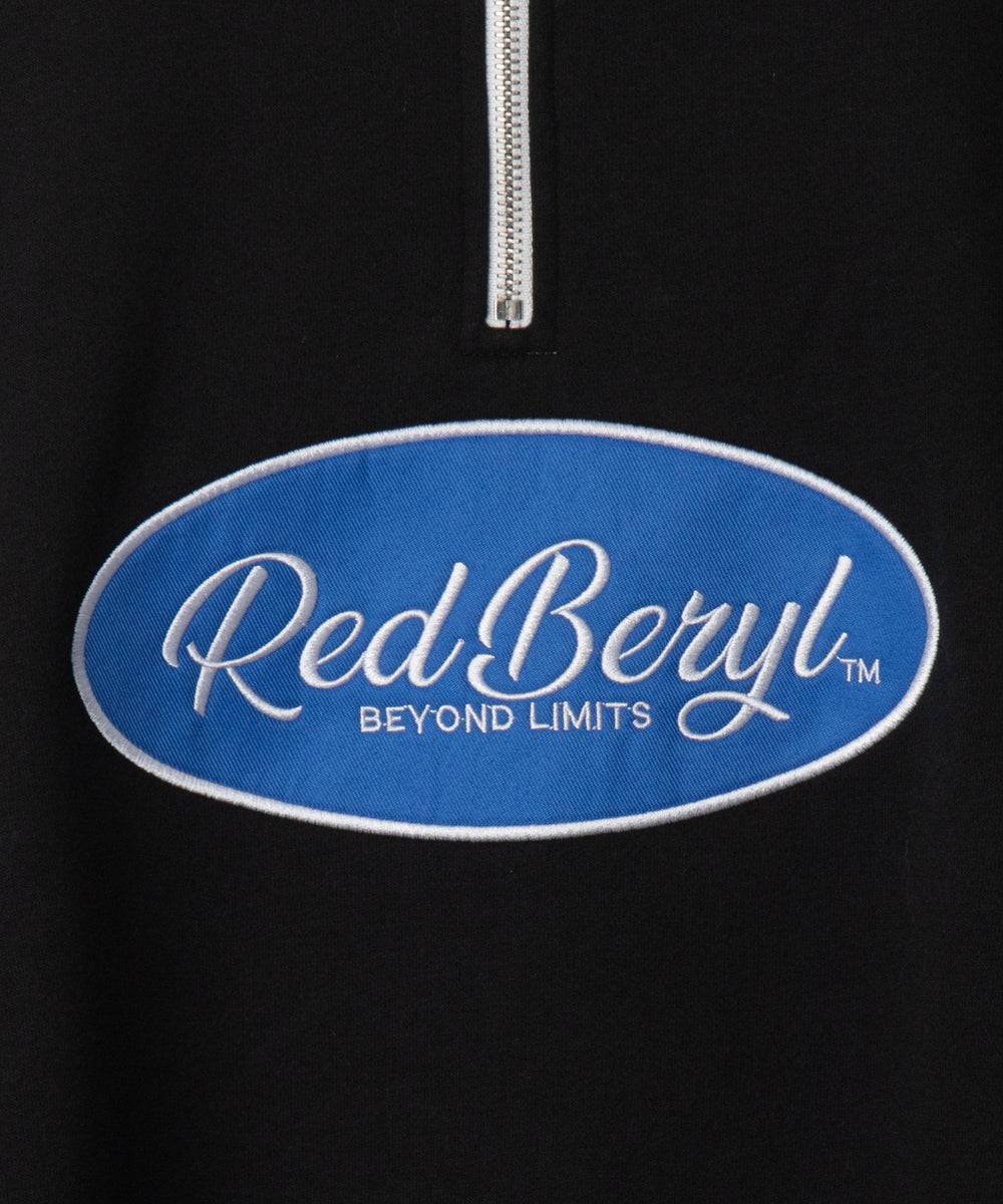 サークルロゴハーフジッププルオーバー