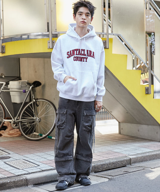 アッシュグレー　モデル:180cm L着用