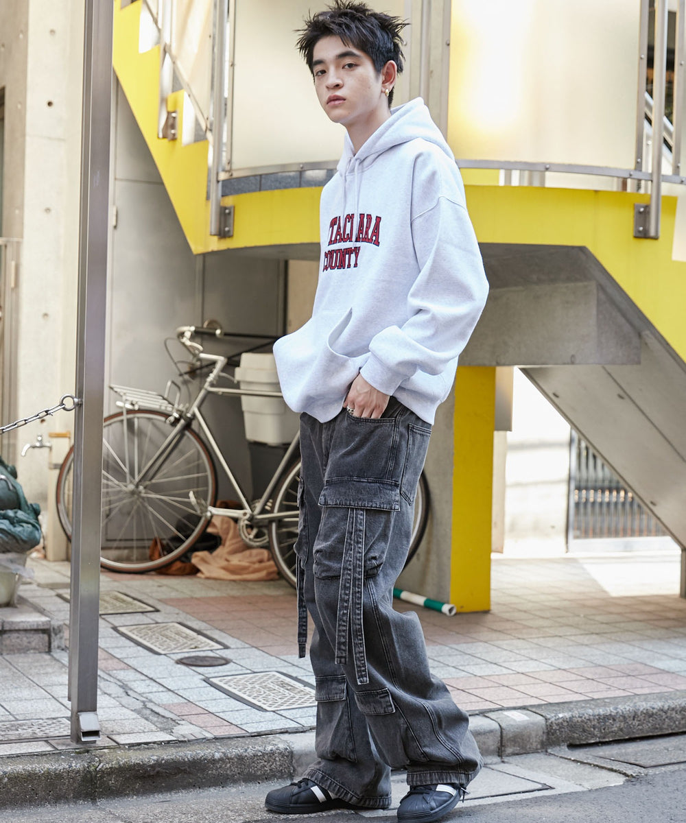 アッシュグレー　モデル:180cm L着用