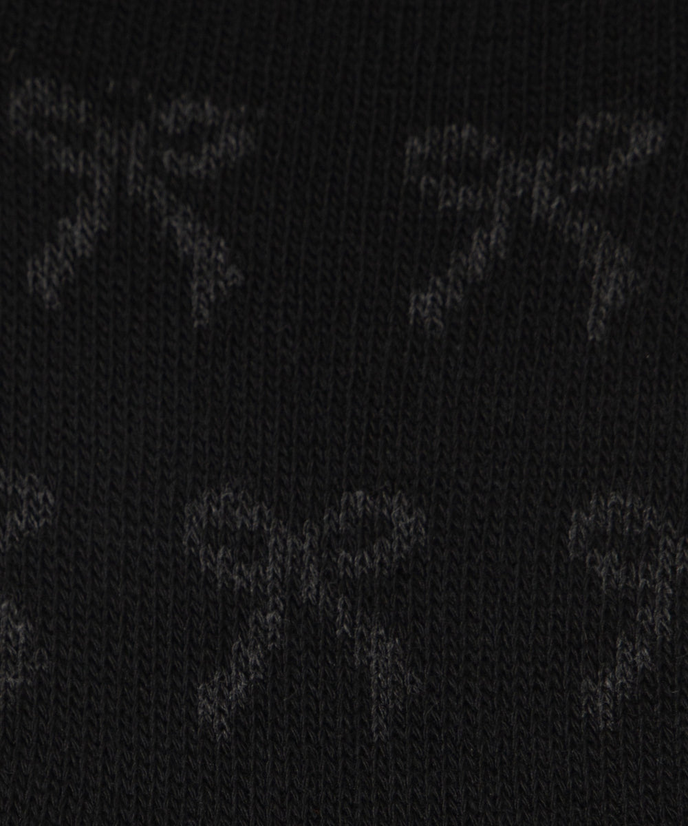 ジャガード総柄リボンソックス(23-25cm)