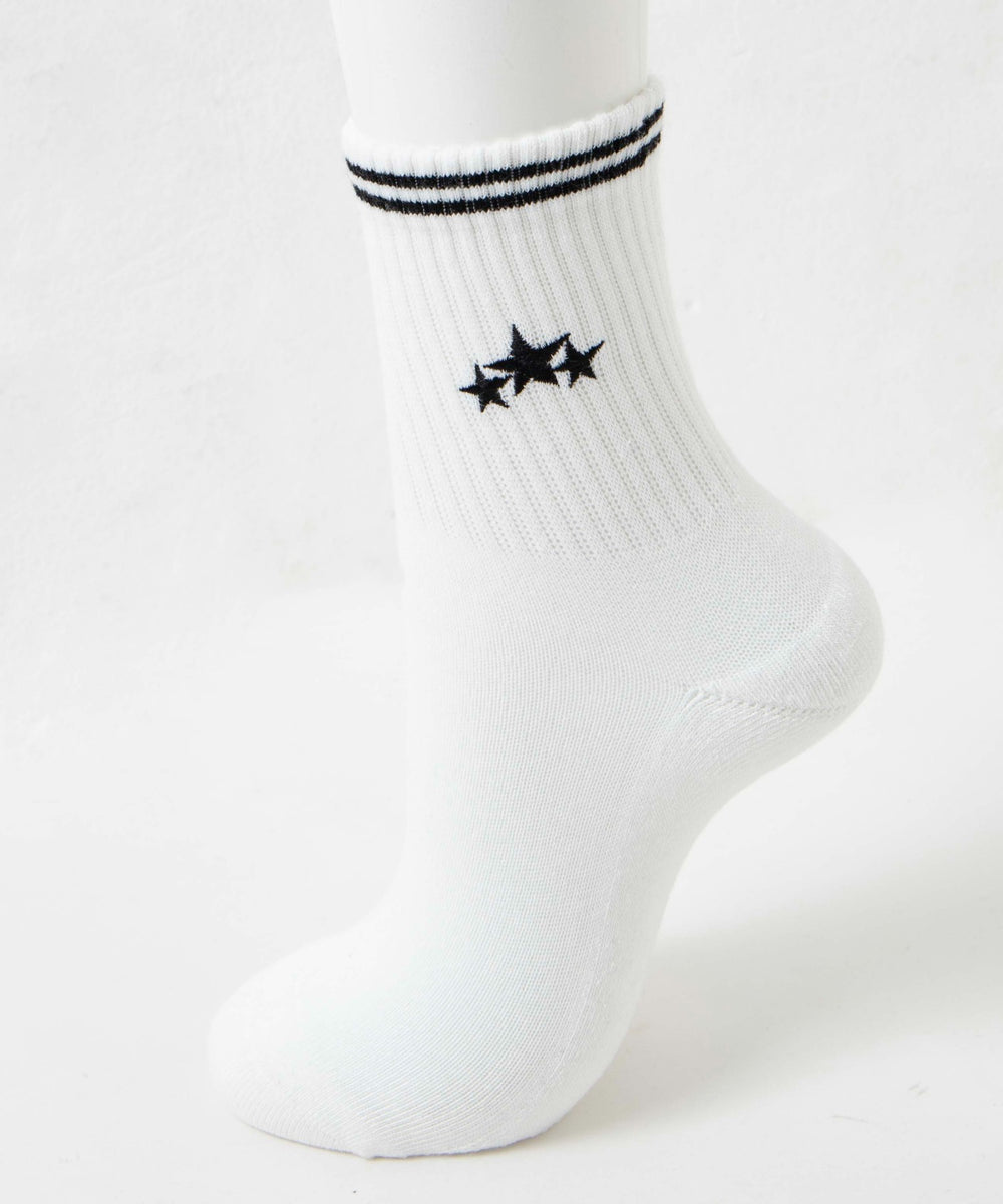 底パイルスターラインソックス（14㎝丈）