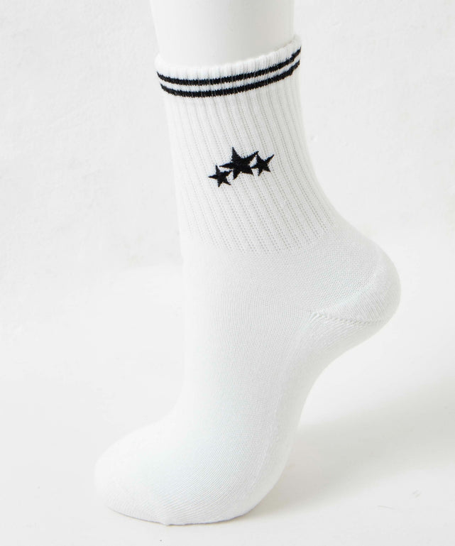 底パイルスターラインソックス（14㎝丈）