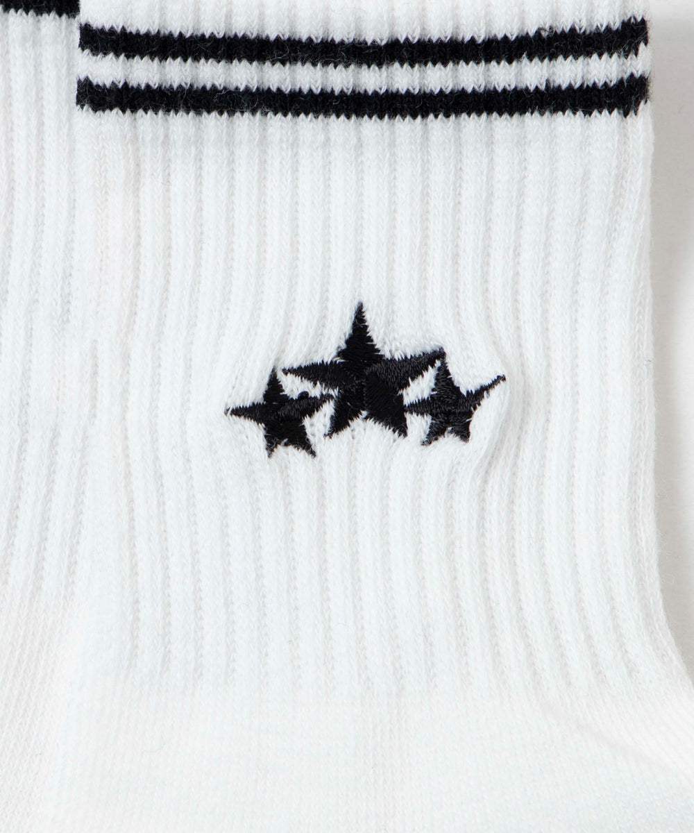 底パイルスターラインソックス（14㎝丈）