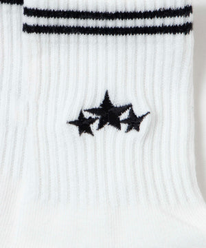 底パイルスターラインソックス（14㎝丈）