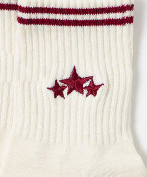 底パイルスターラインソックス（14㎝丈）