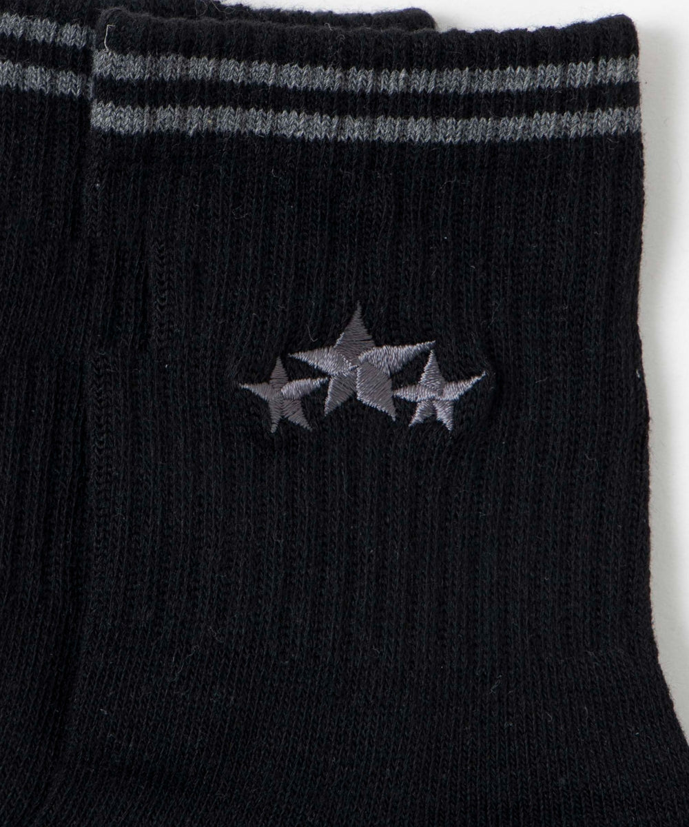 底パイルスターラインソックス（14㎝丈）