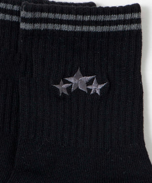 底パイルスターラインソックス（14㎝丈）