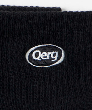 デザインロゴ刺繍アンクル底パイルソックス(23-25cm)