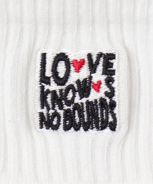 デザインロゴ刺繍アンクル底パイルソックス(23-25cm)