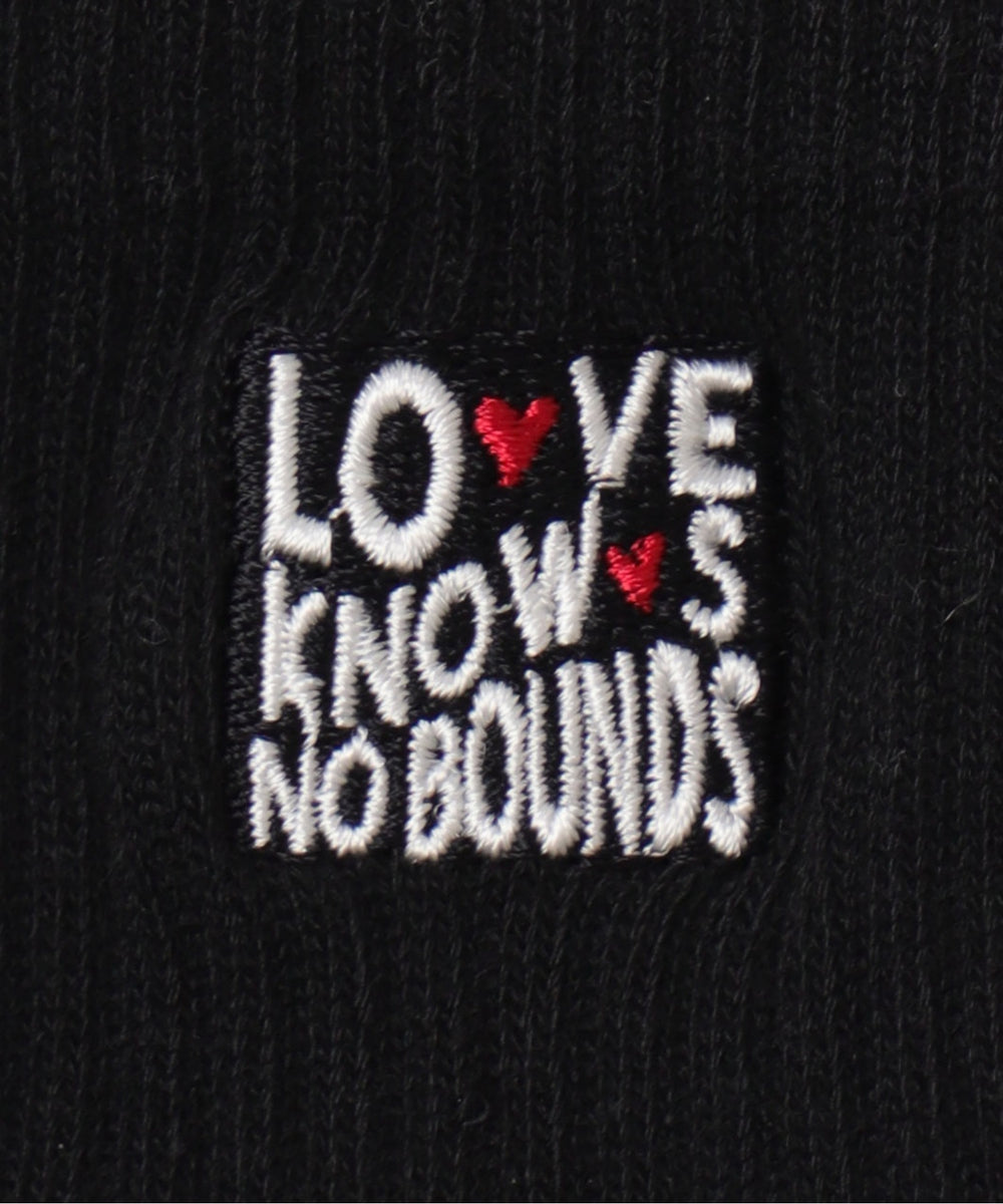 デザインロゴ刺繍アンクル底パイルソックス(23-25cm)