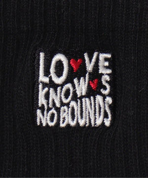 デザインロゴ刺繍アンクル底パイルソックス(23-25cm)