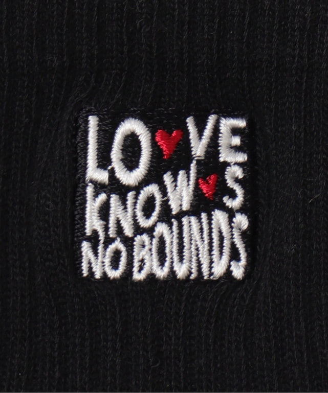 デザインロゴ刺繍アンクル底パイルソックス(23-25cm)