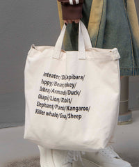 柄3（ロゴ総柄／キナリ） / F