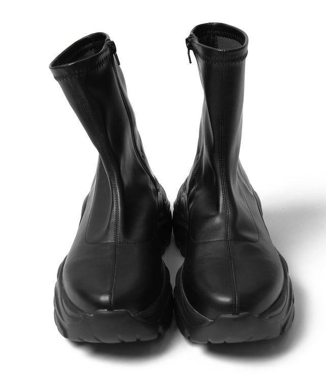 【メンズ】厚底スニーカーソールショートブーツ