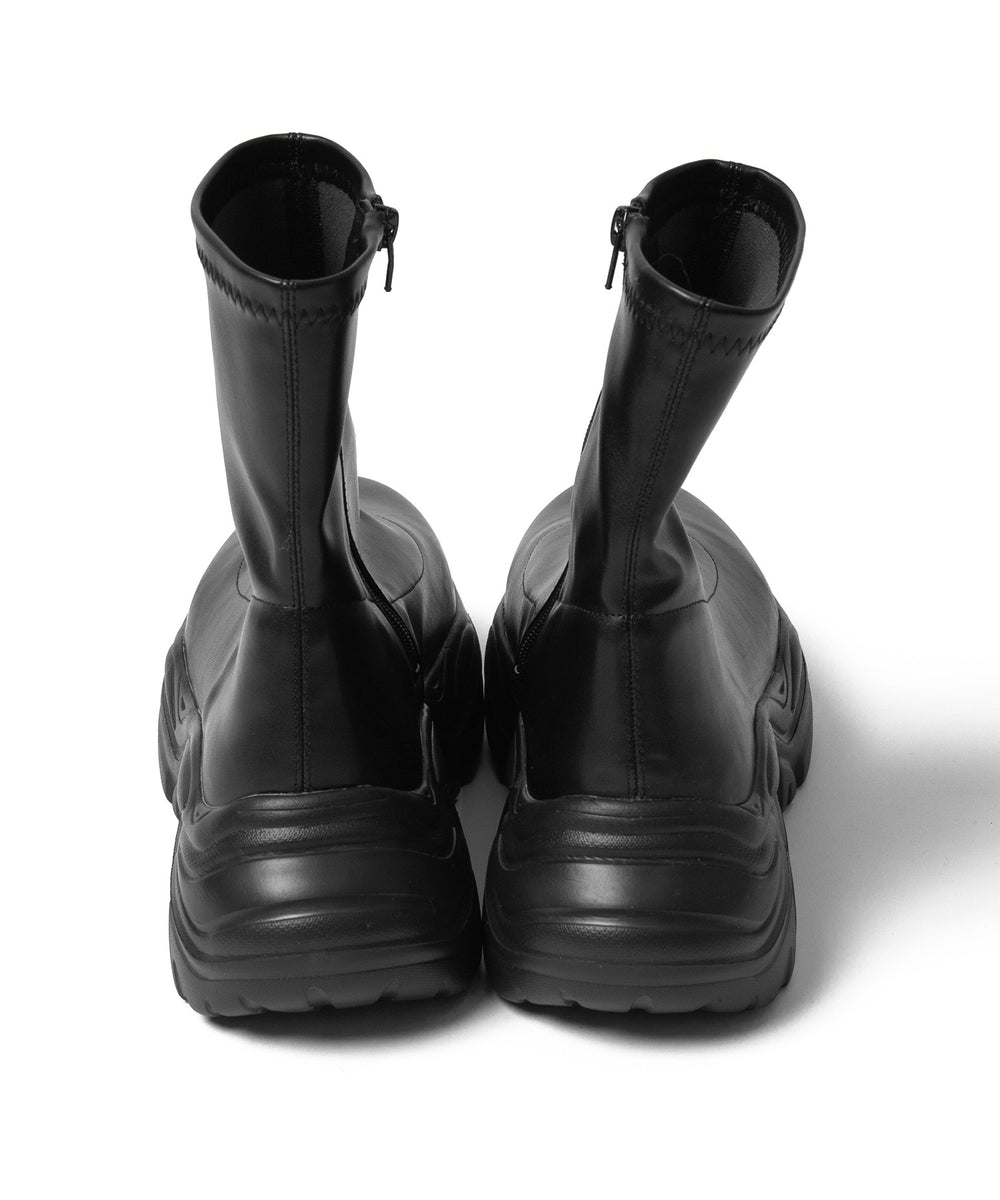 【メンズ】厚底スニーカーソールショートブーツ