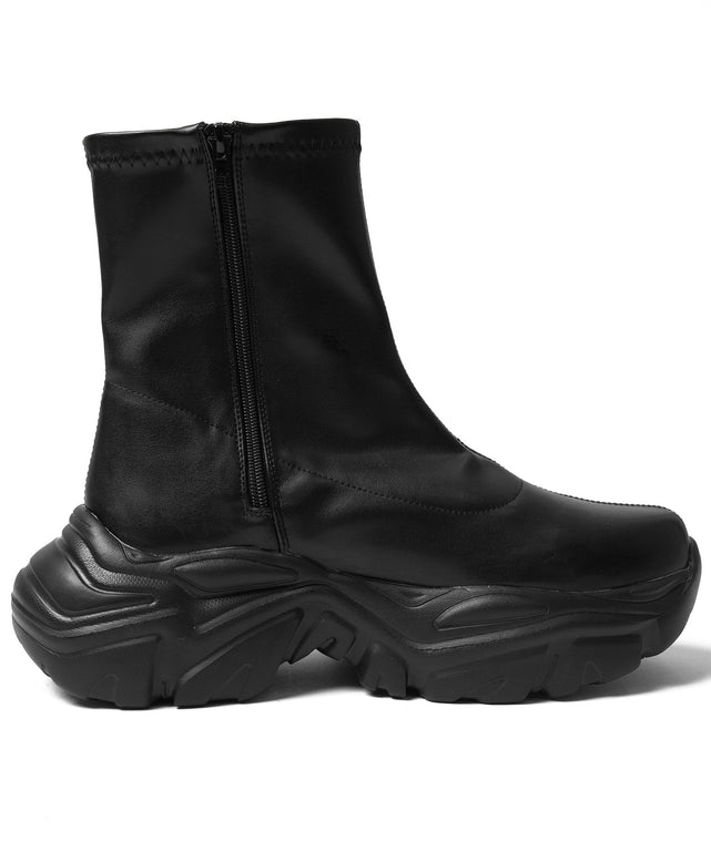 【メンズ】厚底スニーカーソールショートブーツ