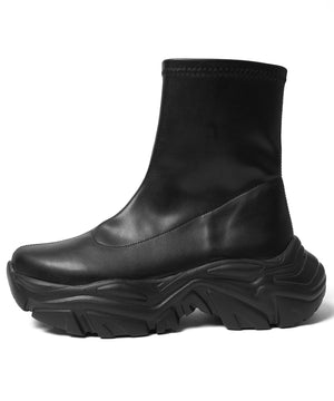 【メンズ】厚底スニーカーソールショートブーツ