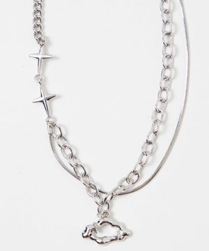 Lクモモチーフネックレス