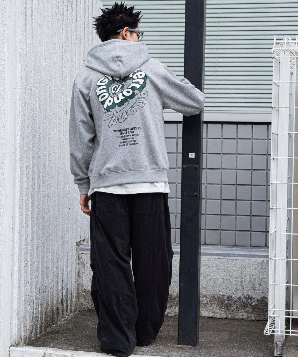 杢グレー モデル：180cm L着用